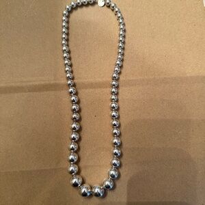 Tiffany & Co Classic Silver Bead Necklace